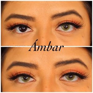 Lentes de contacto(ámbar)